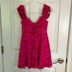 Urban Outfitters pink floral dress